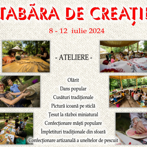 Tabără de creație pentru copiii din Galați organizată de Centrul Cultural "Dunarea de Jos"