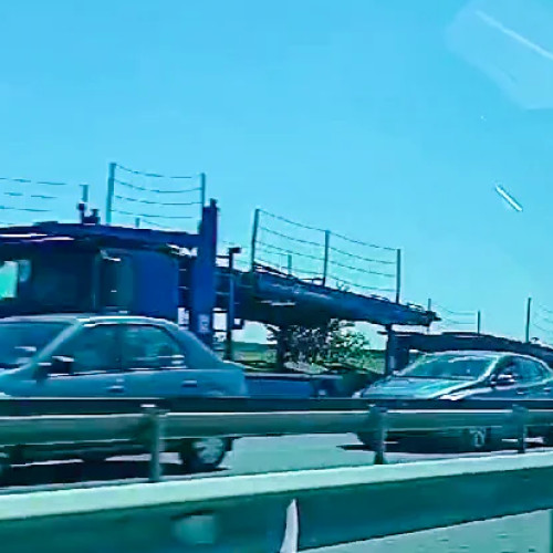 Trafic intens pe Autostrada Pitești - București din cauza lucrărilor de reparații