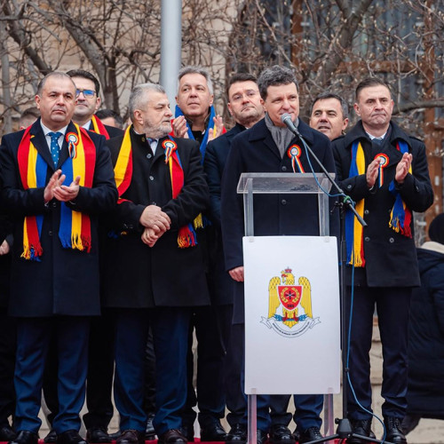 Discursul lui Nicușor Dan în fața huiduielilor la Focșani