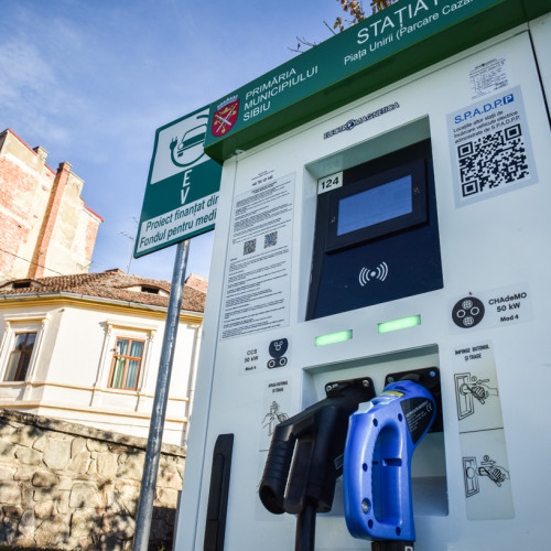 Tarifele pentru încărcarea mașinilor electrice din Sibiu cresc semnificativ