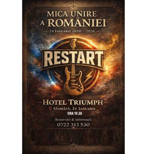 Trupa Restart invită brăilenii la un concert pe 24 ianuarie