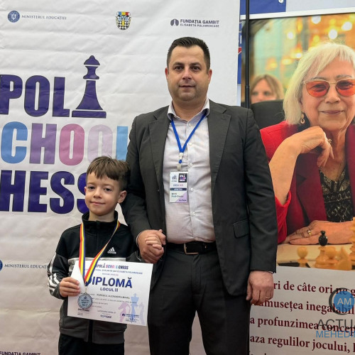 Popescu Alexandru Mihail, vicecampion național la șah la doar 6 ani