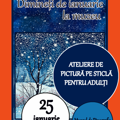 Muzeul Județean Botoșani invită la un atelier de pictură pe sticlă