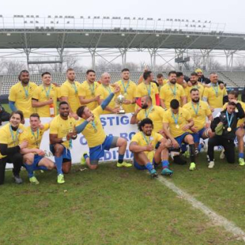 SCM USV Timișoara câștigă Cupa României la rugby după o finală tensionată