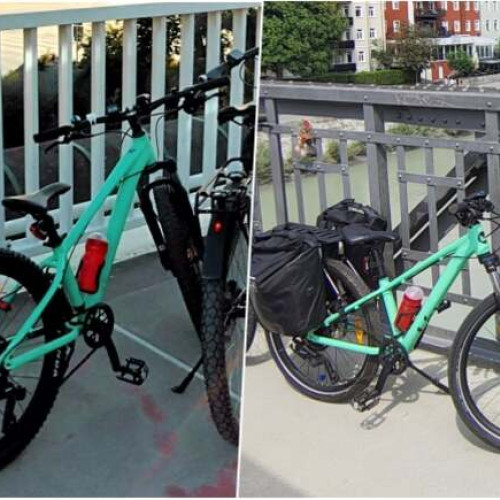 Bicicletă de copii furată din scara unui bloc din Timișoara