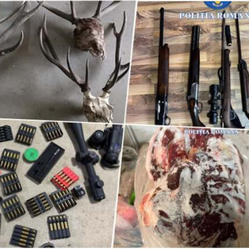 Percheziții în Timiș pentru braconaj și utilizarea ilegală a armelor