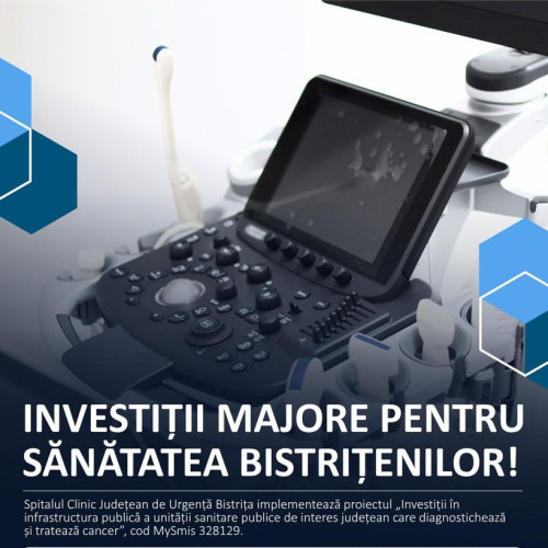 Echipamente moderne pentru spital din fonduri europene