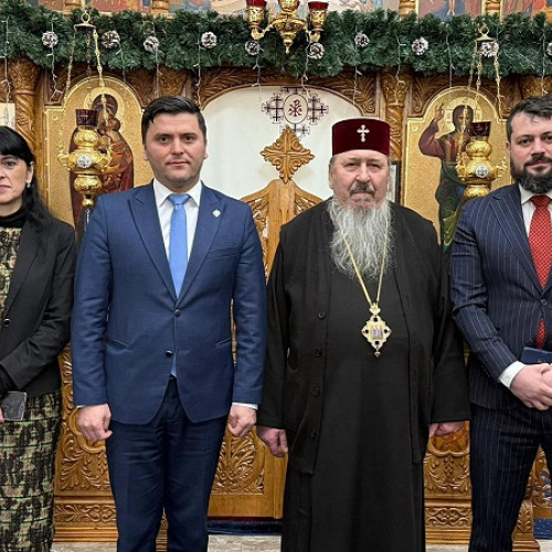 Adrian Cozma vizitează Republica Moldova și se întâlnește cu Mitropolitul Basarabiei