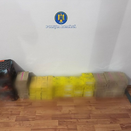 Poliția descoperă peste 150 kg de articole pirotehnice la Tășnad