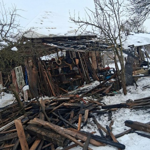 Incendiu la o anexă gospodărească în Gherța Mică