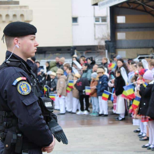 Jandarmii tulceni asigură siguranța de Ziua Unirii Principatelor Române