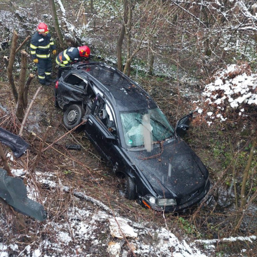 Accident rutier pe DN7, în comuna Călinești