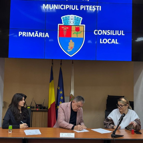 Contract important semnat la Primăria Pitești astăzi, 23 ianuarie