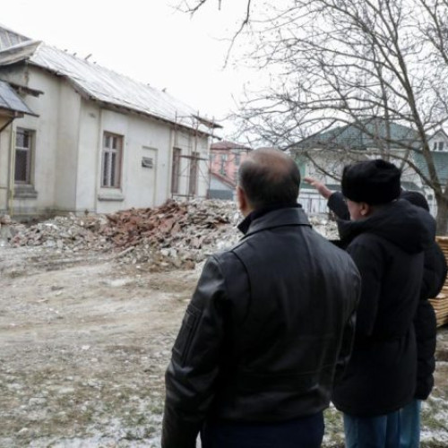 Progrese semnificative în restaurarea Sălii de lectură a Bibliotecii Județene Vrancea