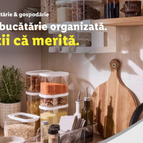 Campania Lidl de reducere a risipei alimentare: produse pentru organizarea bucătăriei și a frigiderului la prețuri accesibile
