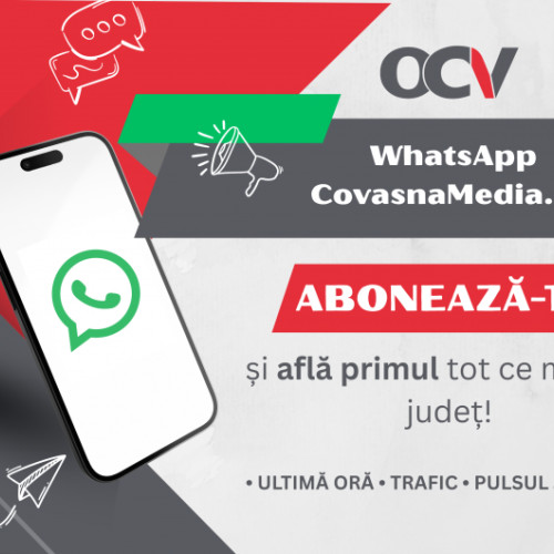 CovasnaMedia.ro lansează un canal de WhatsApp pentru știri rapide