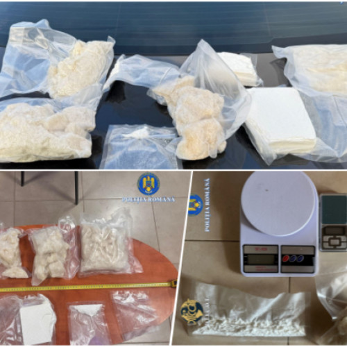 Captură de droguri în Timișoara: doi bărbați reținuți cu 4CMC și cocaină