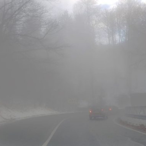 Cod galben de ceață emis pentru județul Maramureș
