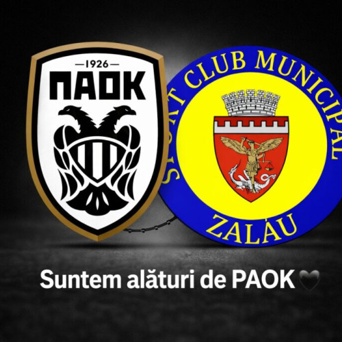 SCM Zalău oferă sprijin clubului PAOK Salonic după tragedia din Timiș