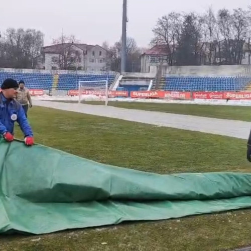 Schimbare de oră pentru meciul FC Botoșani - Oțelul Galați din cauza vremii