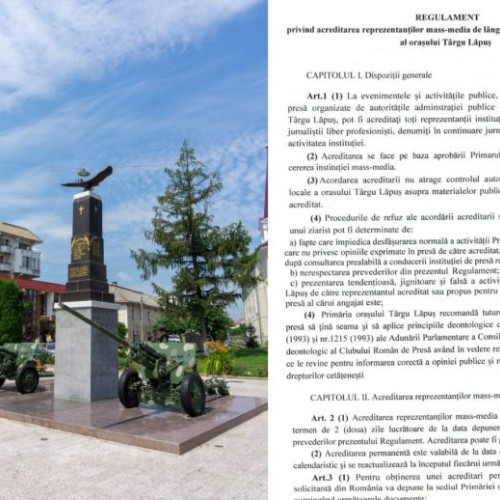 Regulament controversat pentru acreditarea jurnaliștilor la Primăria Târgu Lăpuș
