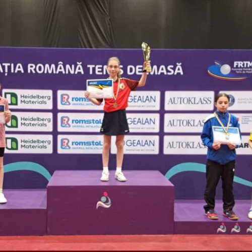 Sonia Fărcaș câștigă Cupa României la tenis de masă Under 11