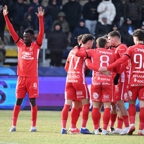 FC Hermannstadt înregistrează prima victorie cu Dorinel Munteanu pe bancă