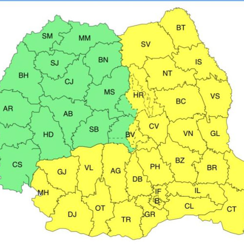 Atenționare meteorologică: temperaturi extrem de scăzute în toată țara
