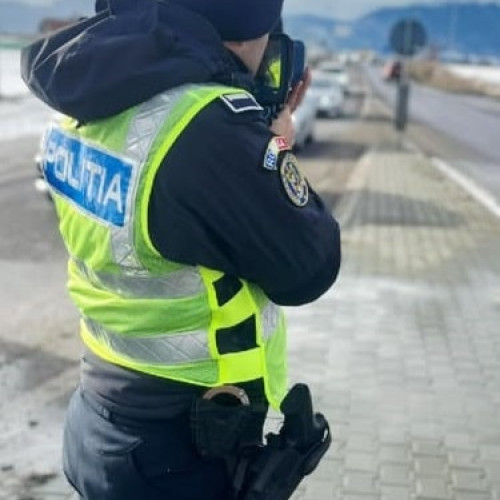 Poliția Rutiere Tulcea aplică sancțiuni pentru viteza excesivă