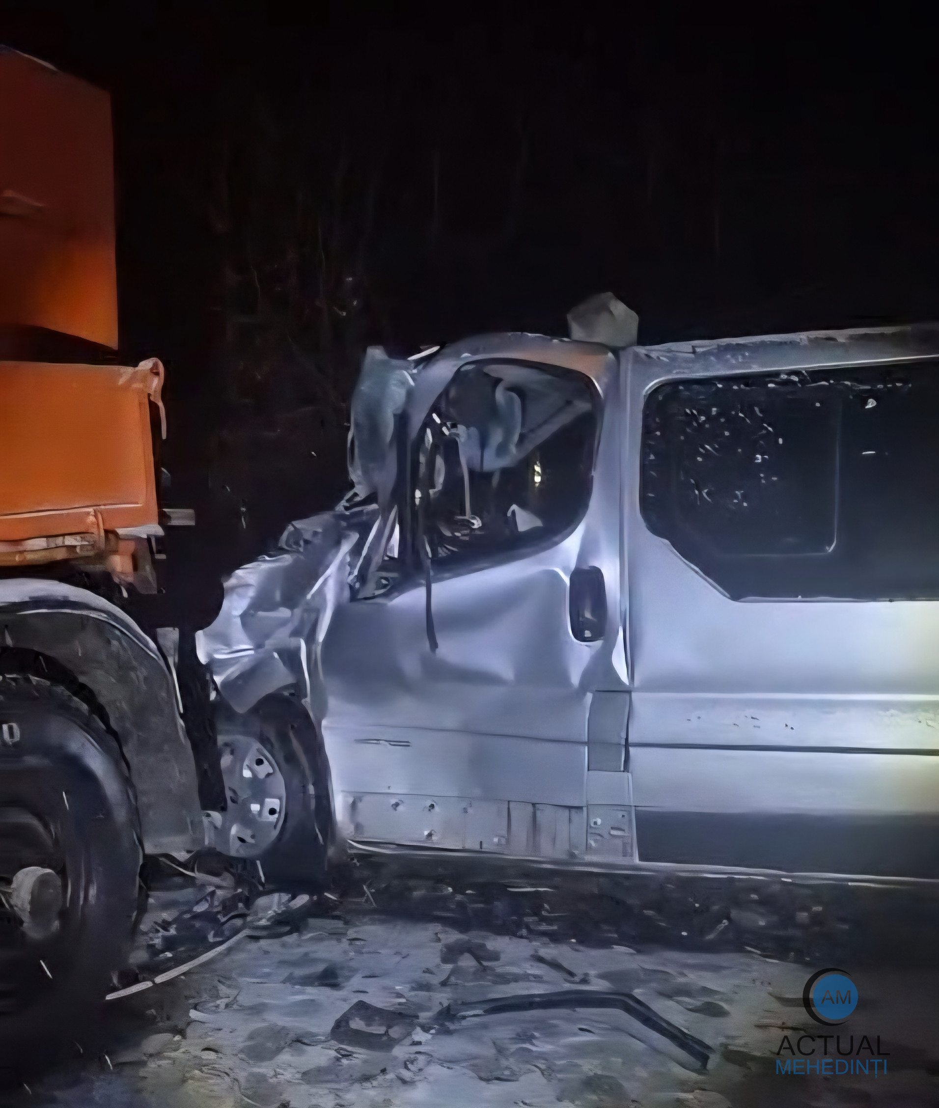 Accident rutier pe DN 6, în Lunca Banului