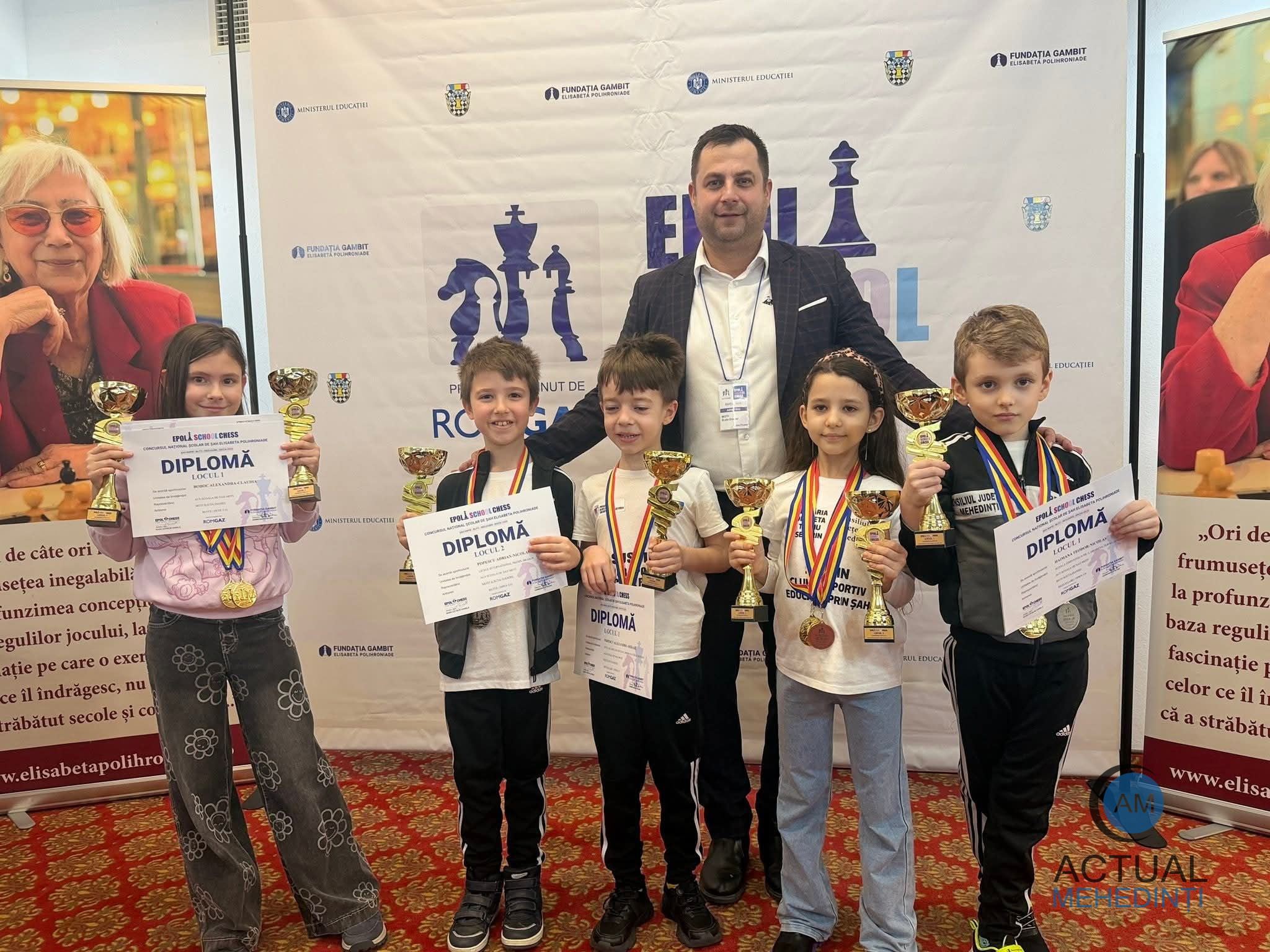 Campioni naționali la șah, micii sportivi din Drobeta Turnu Severin