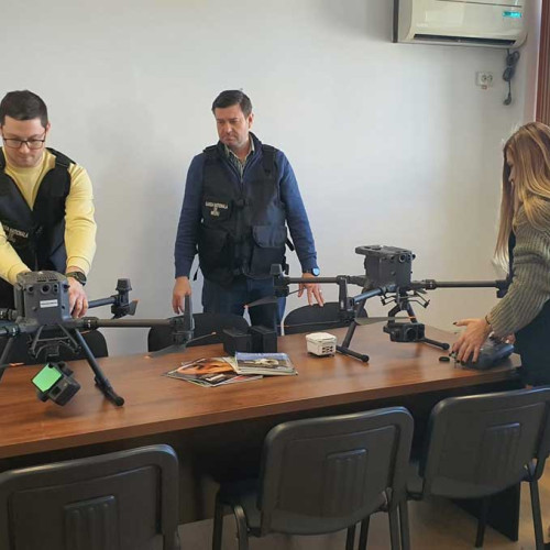 Comisariatul de Mediu Brăila își îmbunătățește supravegherea cu drone profesionale