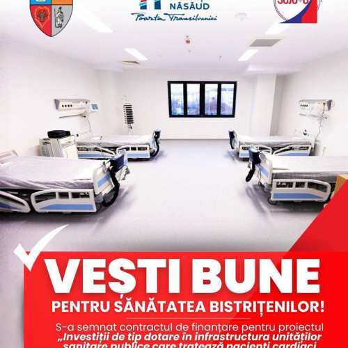 Spitalul din Bistrița va primi echipamente medicale moderne pentru pacienții cardiaci