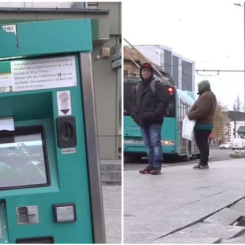 Stația smart de transport din Galați se degradează rapid după ploile recente