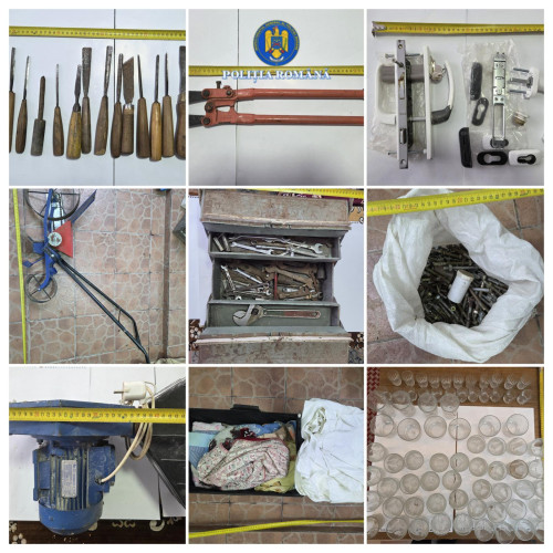 Poliția din Dulcești recuperează bunuri furate dintr-o locuință din Văleni