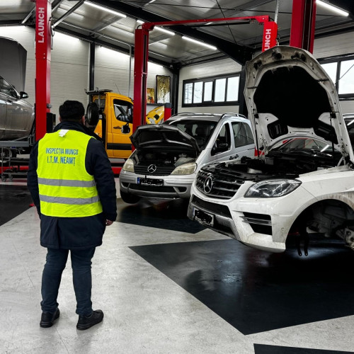 Acțiune de control ITM Neamț în domeniul reparării auto