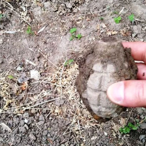 Descoperire de muniție în Aiud: Două grenade defensive ridicate de pirotehniști