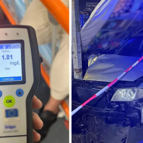 Bărbat reținut după un accident pe DN1E60 în Florești