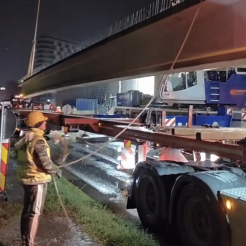 Ultima grindă montată la Centura Metropolitană a Clujului