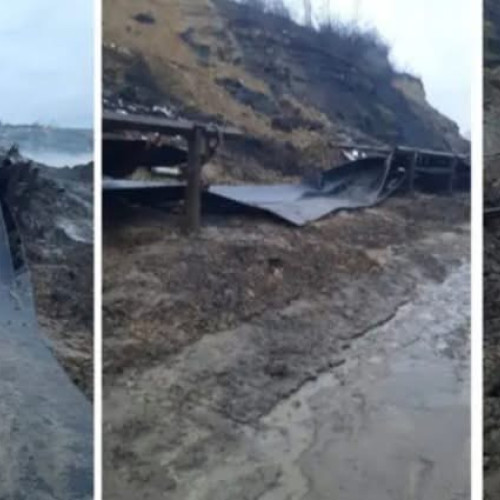 Alunecare de teren majoră la UMC Rovinari afectează transportoarele cu bandă