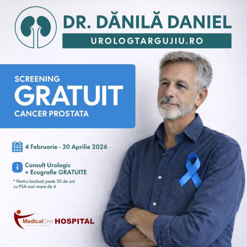 Campanie gratuită de screening pentru cancerul de prostată în Gorj