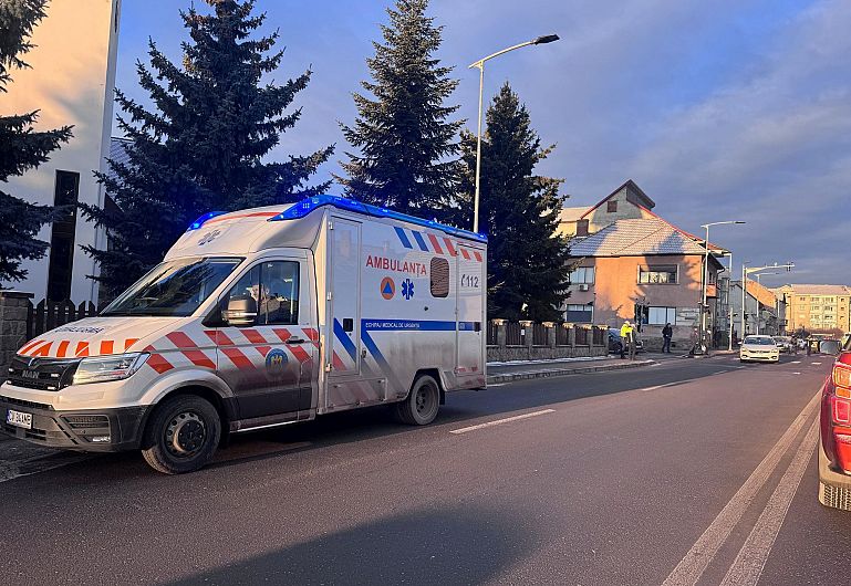 Accident rutier în Sfântu Gheorghe: un adolescent rănit ușor