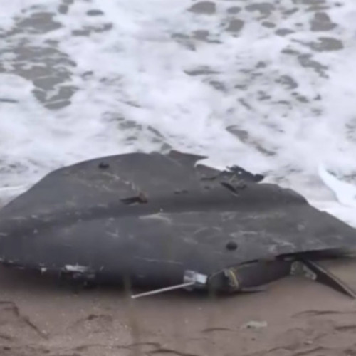 Dronă găsită pe plaja dintre Costinești și Tuzla