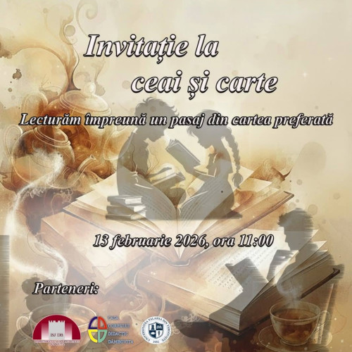 Ziua Națională a Lecturii, celebrată cu un ceai și o carte la Biblioteca Dâmbovița