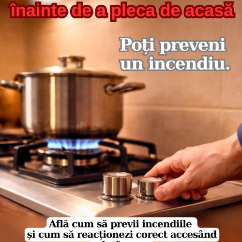 ISU Dâmbovița avertizează asupra riscurilor incendiilor domestice