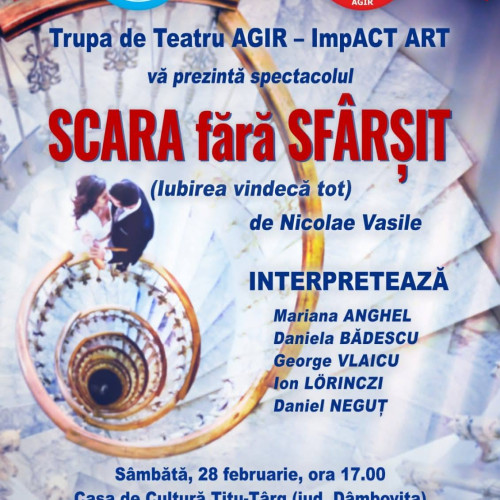 Teatrul AGIR aduce un spectacol emoționant la Titu