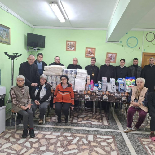 Activitate social-filantropică la Căminul din Târgoviște, cu sprijinul comunității