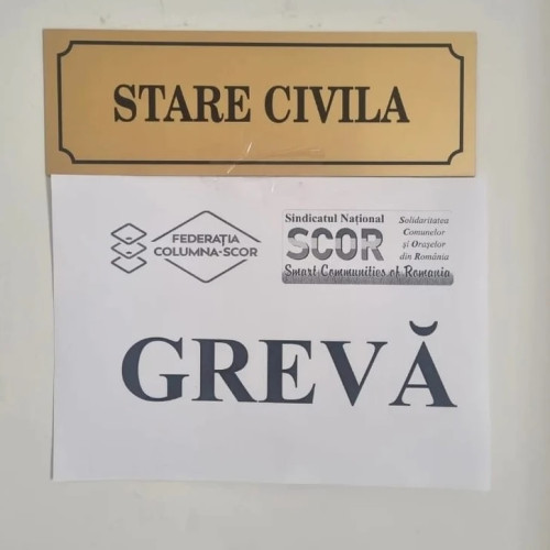 Grevă de avertisment în primării, marți, între 10:00 și 12:00