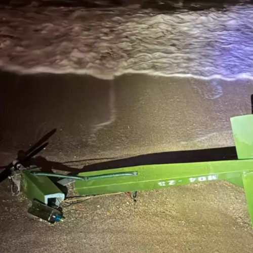 Resturi de dronă descoperite pe plaja din Mamaia
