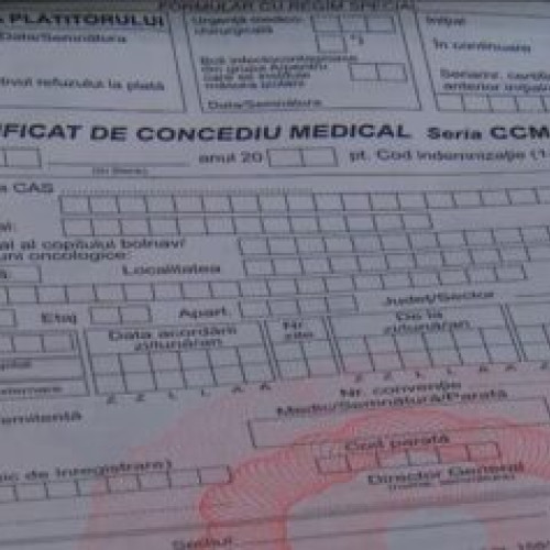 Modificări importante pentru concediul medical începând cu 1 martie